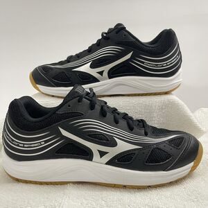 Mizuno Cyclone Speed 3 Volleyball Sneakers Shoes Black Silver Women 8